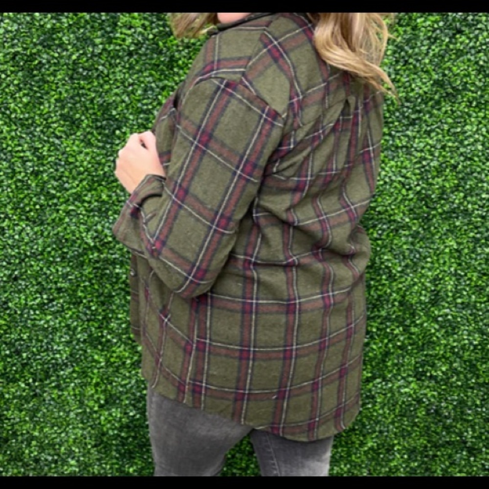 Flannel Tunic/Shacket 2/$12
